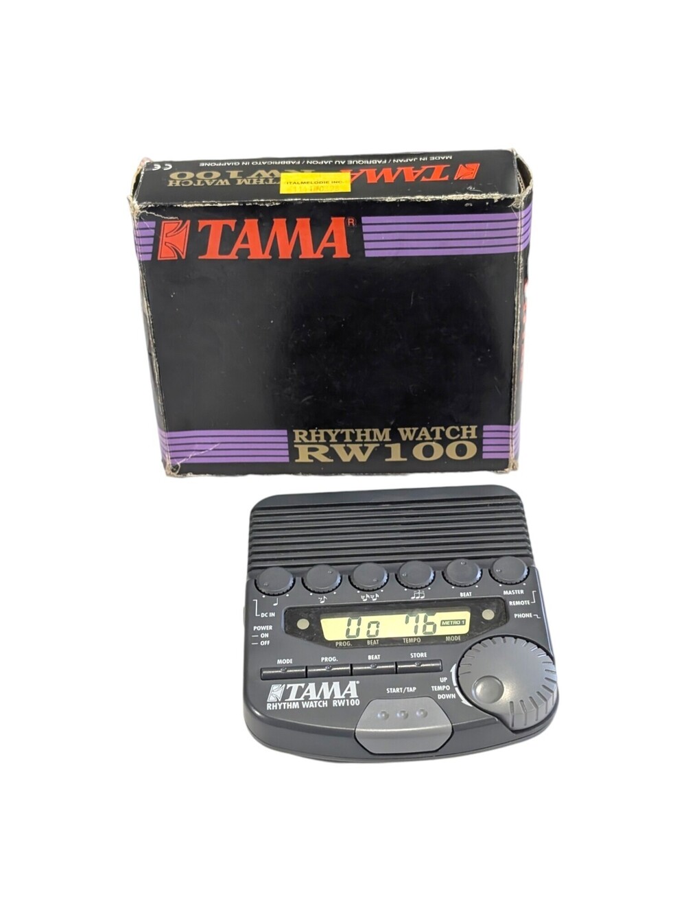 TAMA Rhythm Watch Programmable Metronome RW100 in Original Box Tested Working
